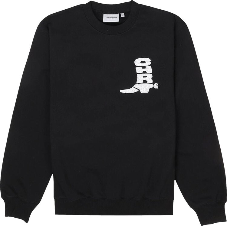 

Толстовка Carhartt WIP Boot Sweatshirt 'Black/Wax', черный