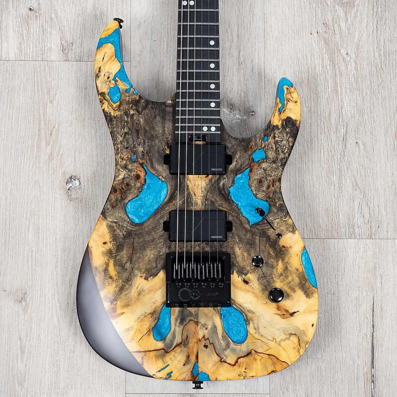 

Гитара Legator Ninja X X6, бридж Evertune, звукосниматели Fishman Fluence, цвет Карибский синий X6-CR