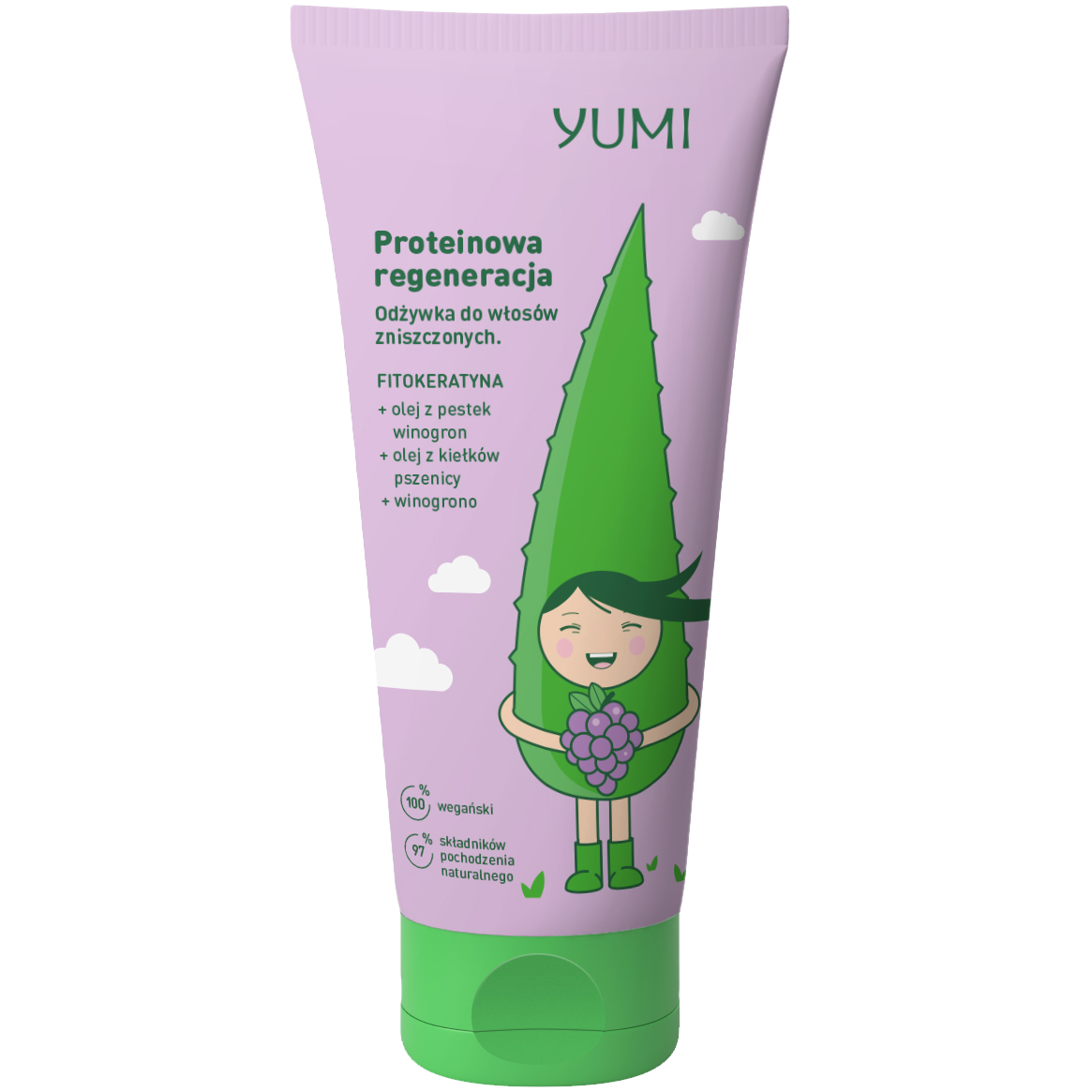 Yumi Proteinowa Regeneracja протеиновый кондиционер для волос, 200 мл
