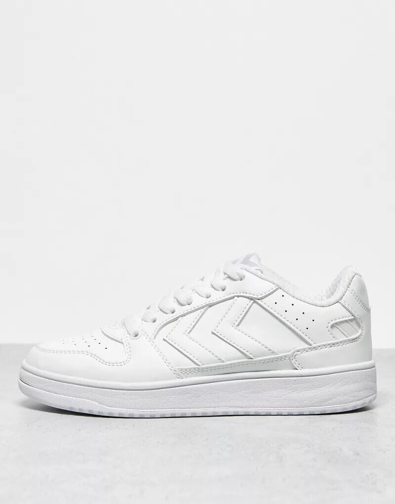 

Белые низкие кеды унисекс Hummel Power Play