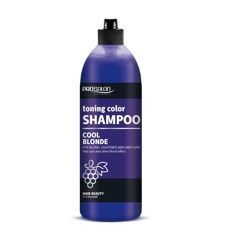 цена Chantal Prosalon Toning Color Shampoo тонирующий шампунь для светлых, обесцвеченных и седых волос 500г