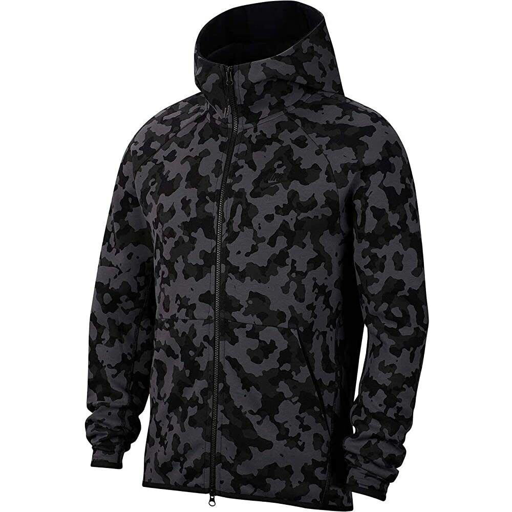 

Толстовка Nike Sportswear Tech Fleece, серый/черный