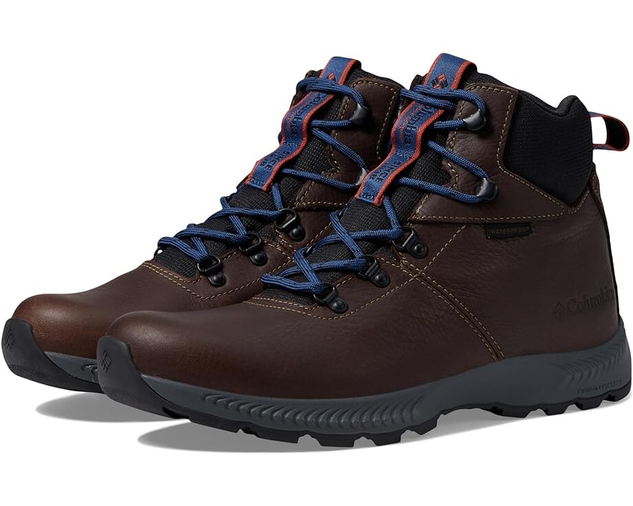 Походная обувь Columbia Landroamer Explorer Waterproof, цвет Espresso II/Warp Red