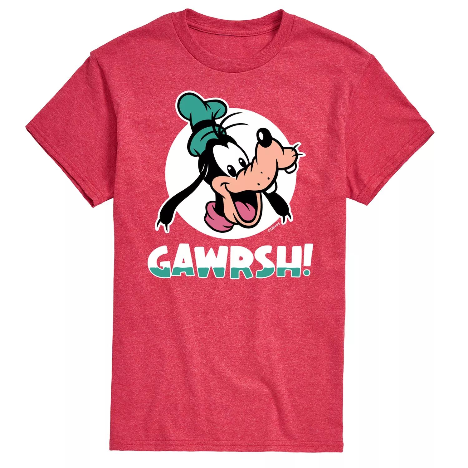 Мужская футболка с рисунком Gawrsh Disney's Goofy Licensed Character