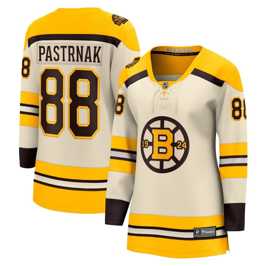 

Джерси Fanatics Branded Boston Bruins, кремовый