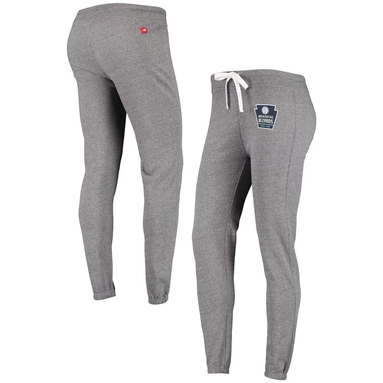 

Женские серые спортивные штаны Washington Wizards Dundee Classic с меланжевым рисунком