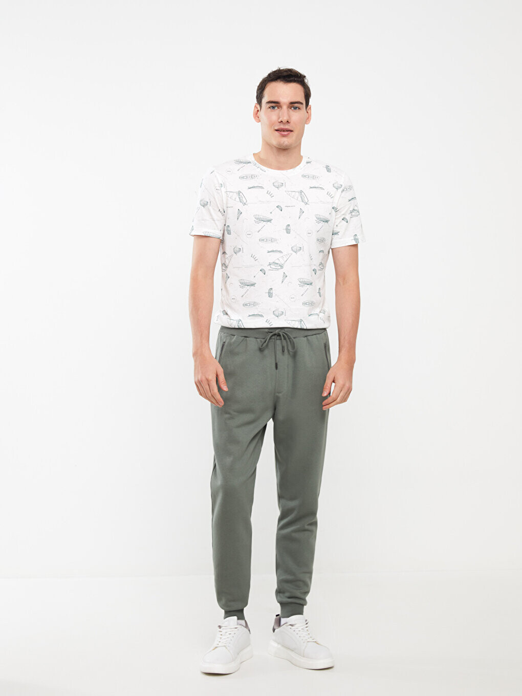 

Мужские спортивные штаны Slim Fit для джоггеров LCW Casual, сизый