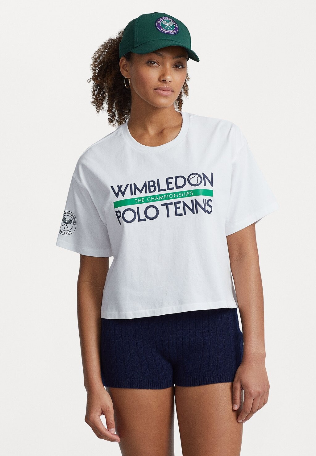 

Футболка с принтом Polo Ralph Lauren, белый
