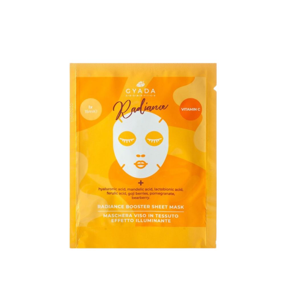 цена Маска для лица Radiance maschera in tessuto illuminante Gyada cosmetics, 15 мл