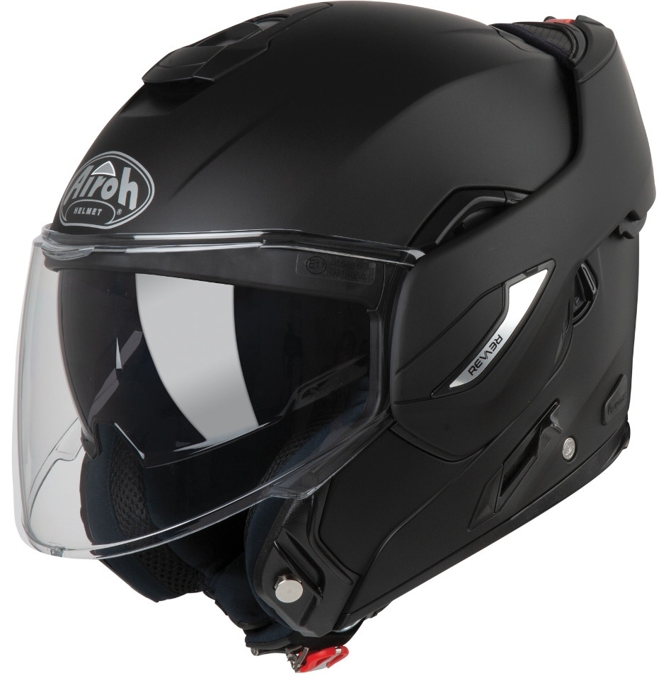 Цветной шлем Rev 19 Airoh, черный мэтт шлем airoh helios up реактивный серый розовый
