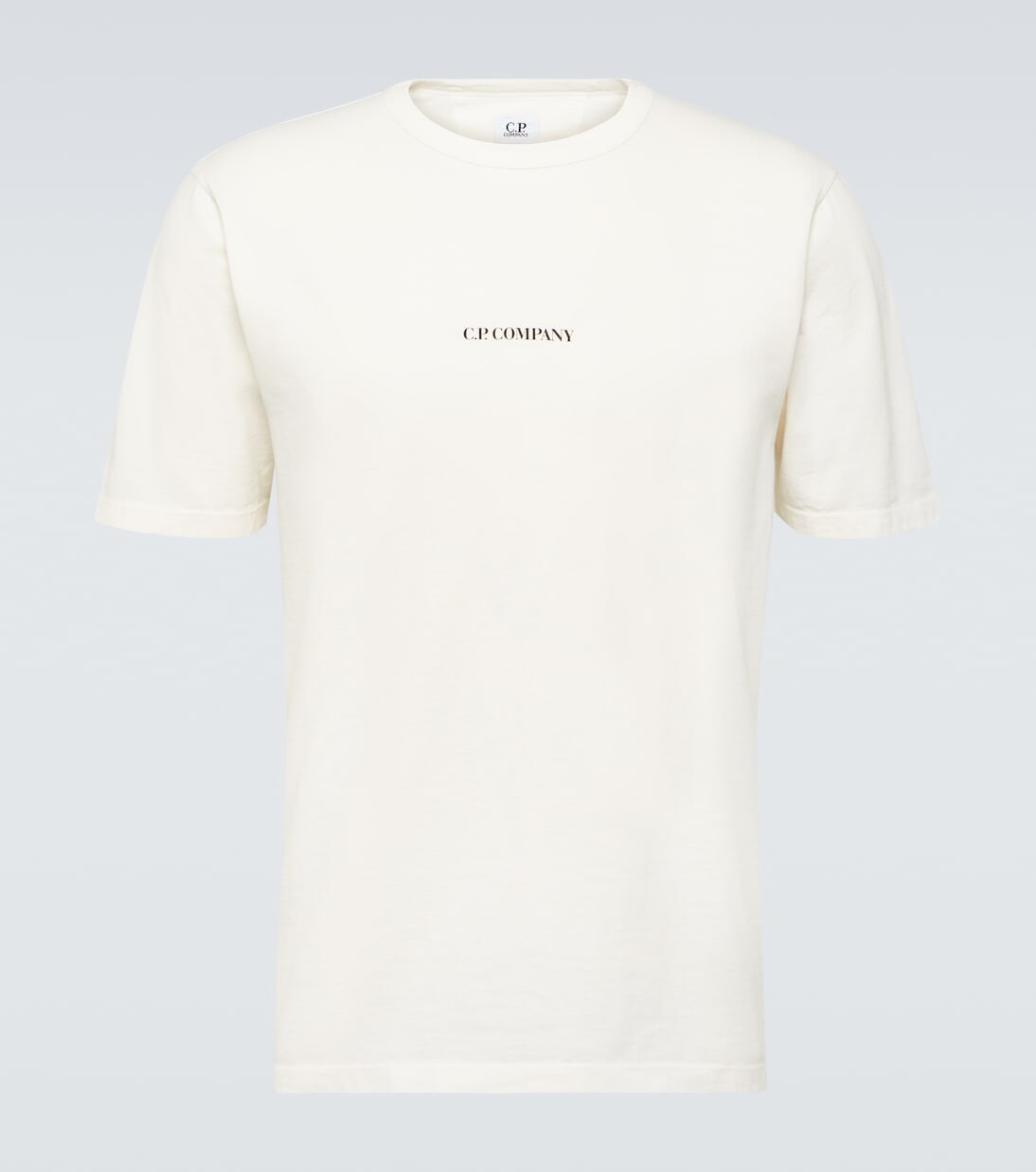 

Футболка из хлопкового джерси с логотипом C.P. Company, белый