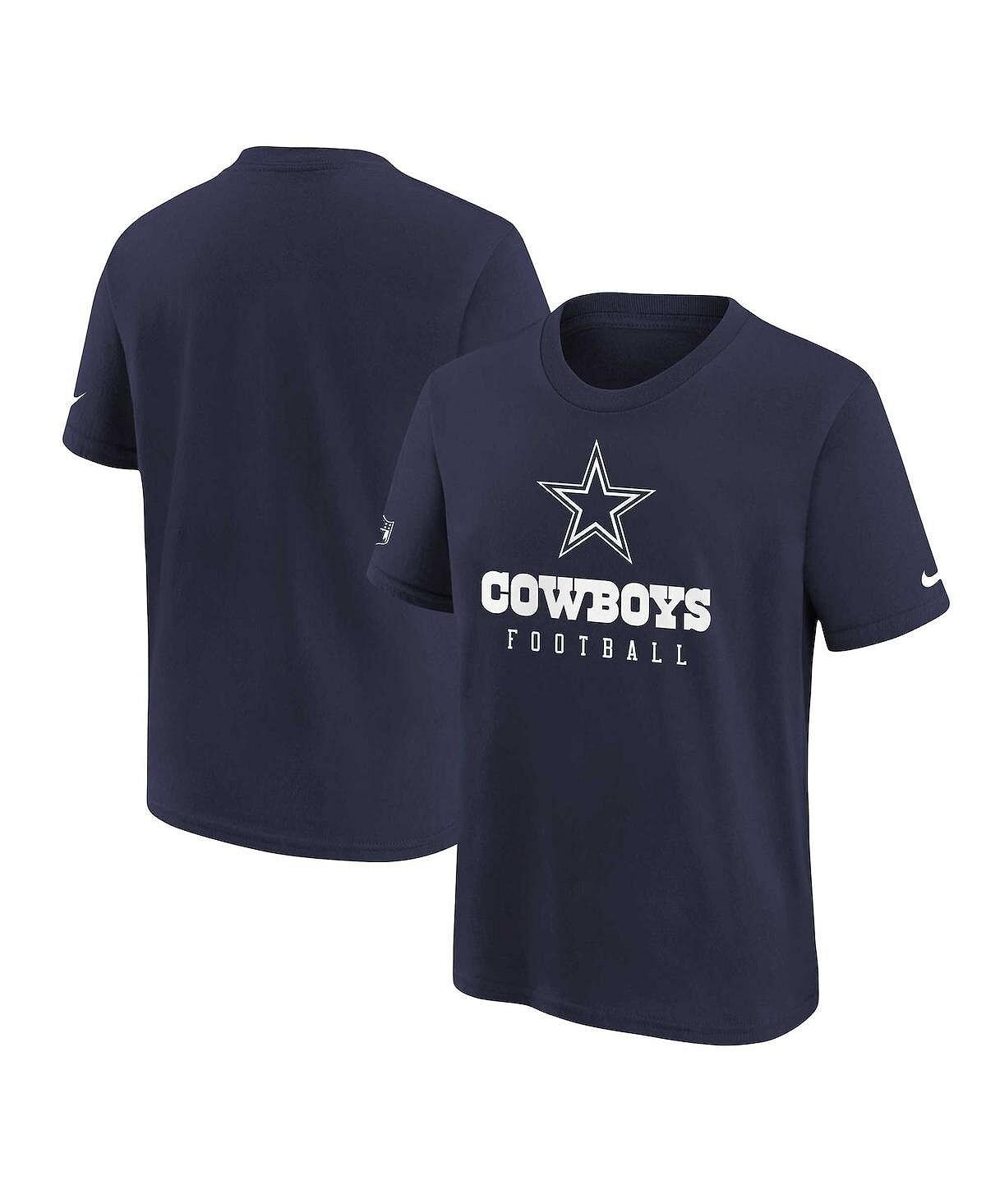 

Темно-синяя футболка Big Boys Dallas Cowboys Sideline Legend Performance Nike