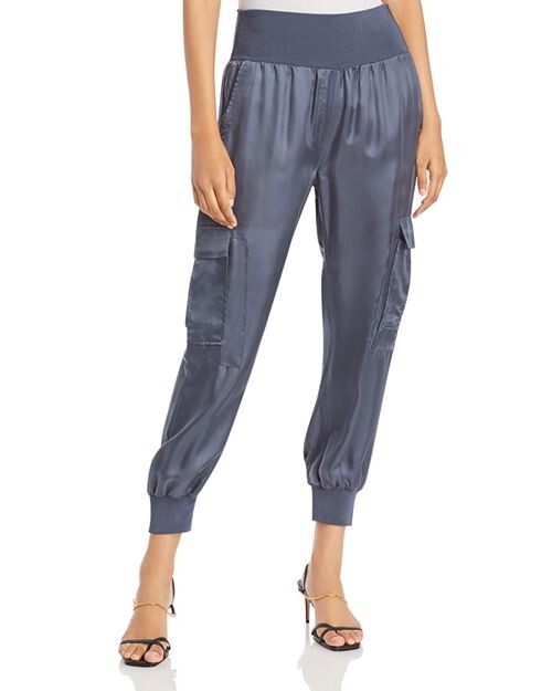 

Брюки-джоггеры Giles с высокой талией Cinq à Sept, цвет Blue