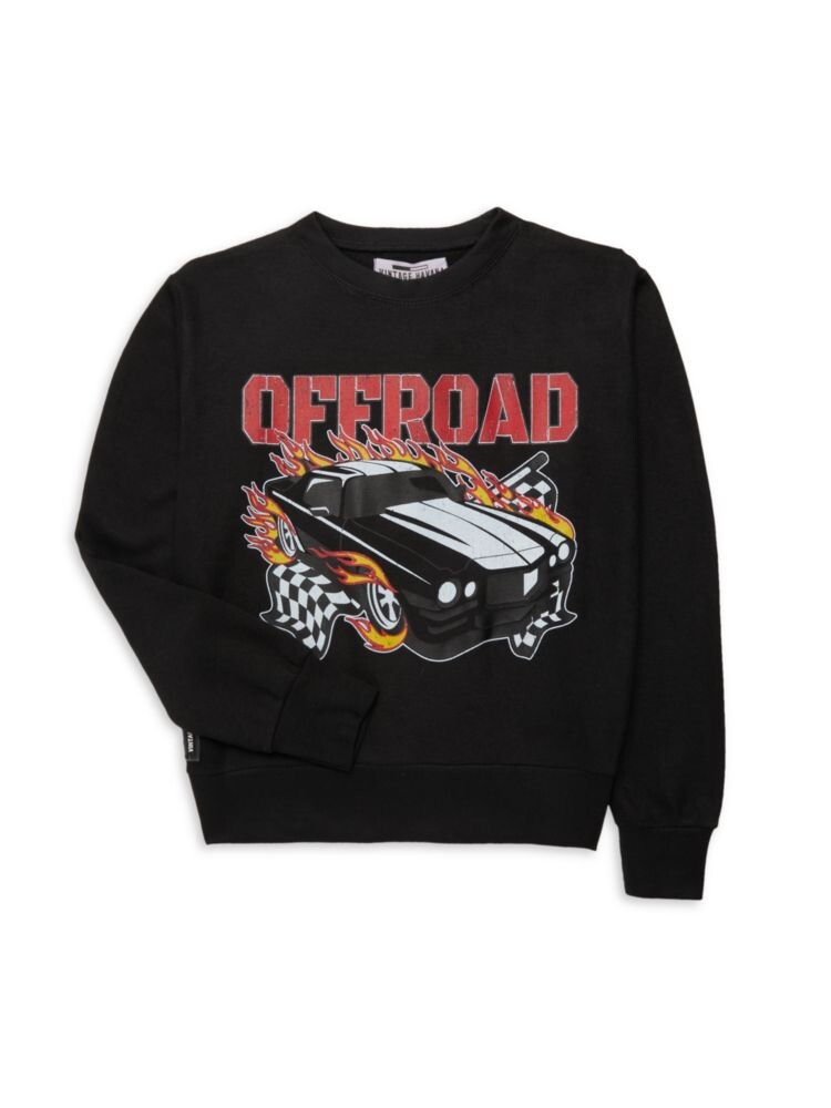 

Толстовка Little Boy's Offroad с круглым вырезом Vintage Havana, черный