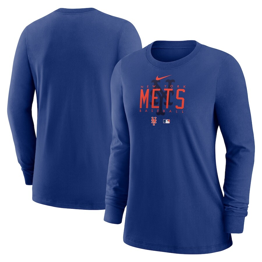 

Футболка с длинным рукавом Nike New York Mets, роял