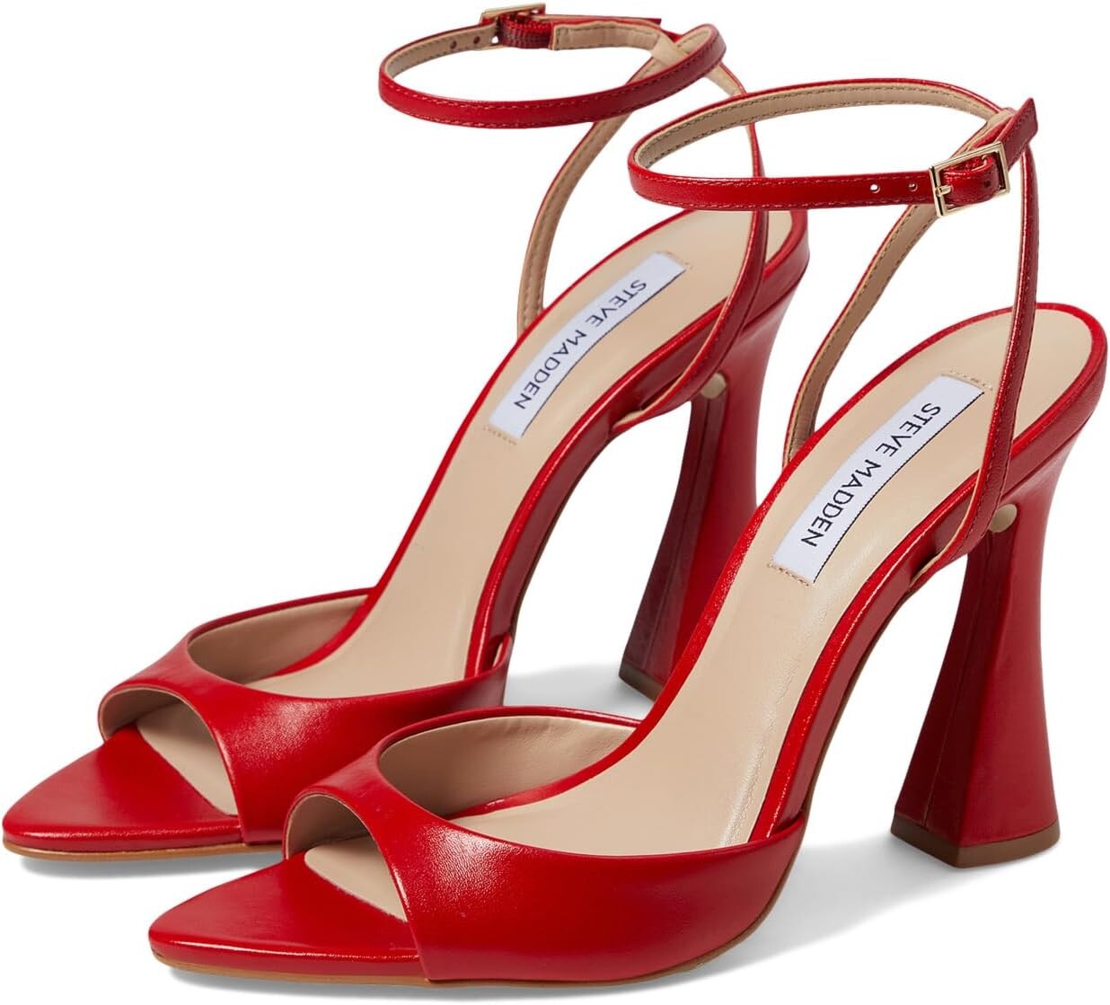 

Сандалии на плоской подошве Beki Steve Madden, цвет Red Leather