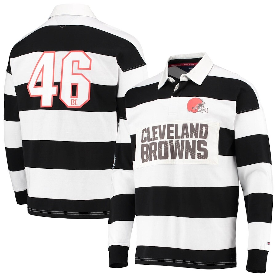

Поло с длинным рукавом Tommy Hilfiger Cleveland Browns, черный