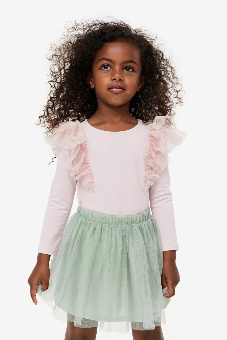 

Юбка из блестящего тюля H&M, зеленый