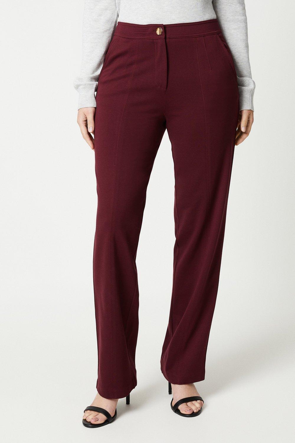 цена Широкие брюки премиум-класса Ponte Wallis, красный