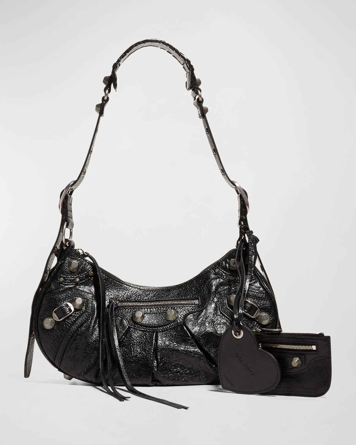 

Маленькая сумка через плечо Le Cagole Balenciaga, цвет 1000 Black