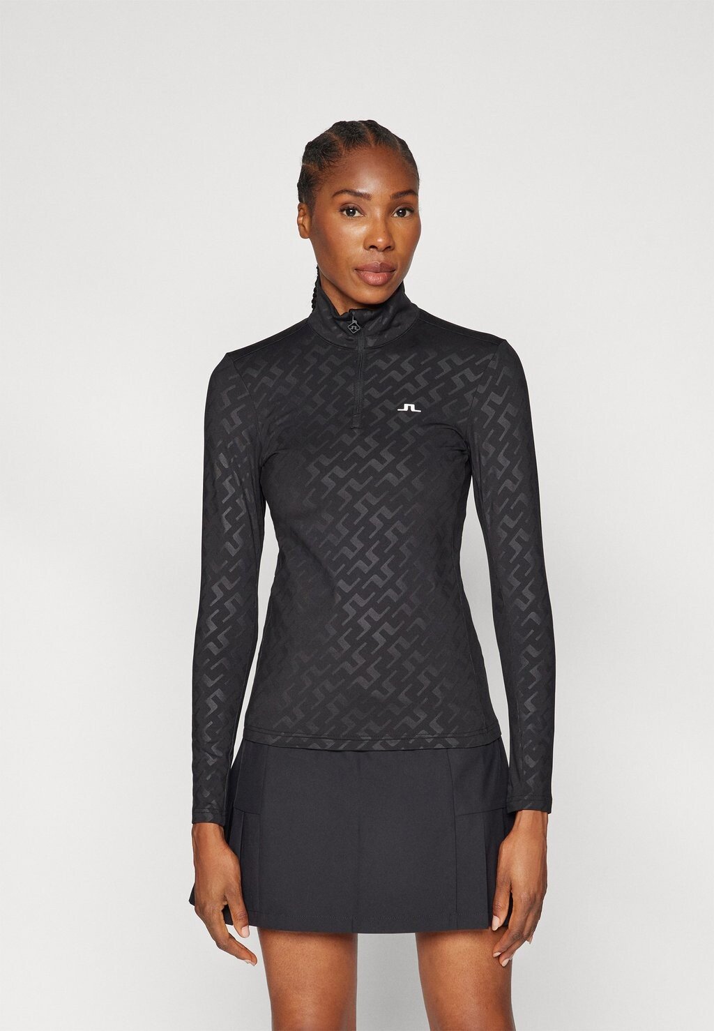 

Топ с длинными рукавами LAURYN DEBOSS MID LAYER J.LINDEBERG Sports, черный