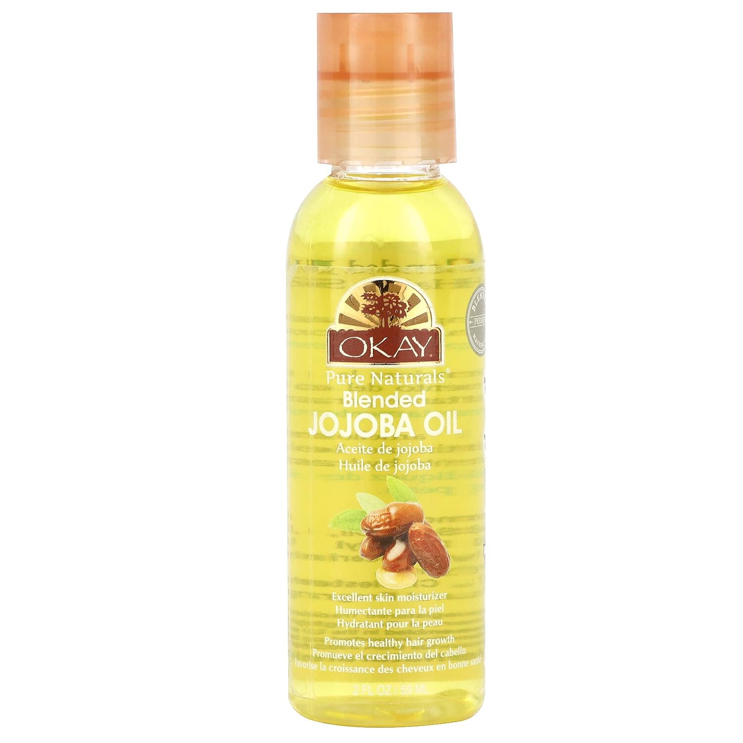 

Смешанное масло жожоба, 50 мл (2 жидк. Унции), Okay Pure Naturals