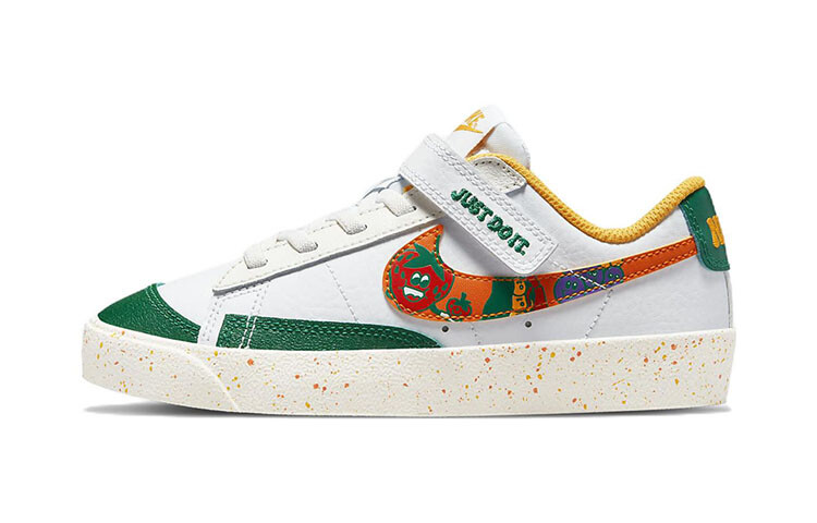 

(BP)Кроссовки для скейтбординга Nike Blazer Low '77 белый/зеленый