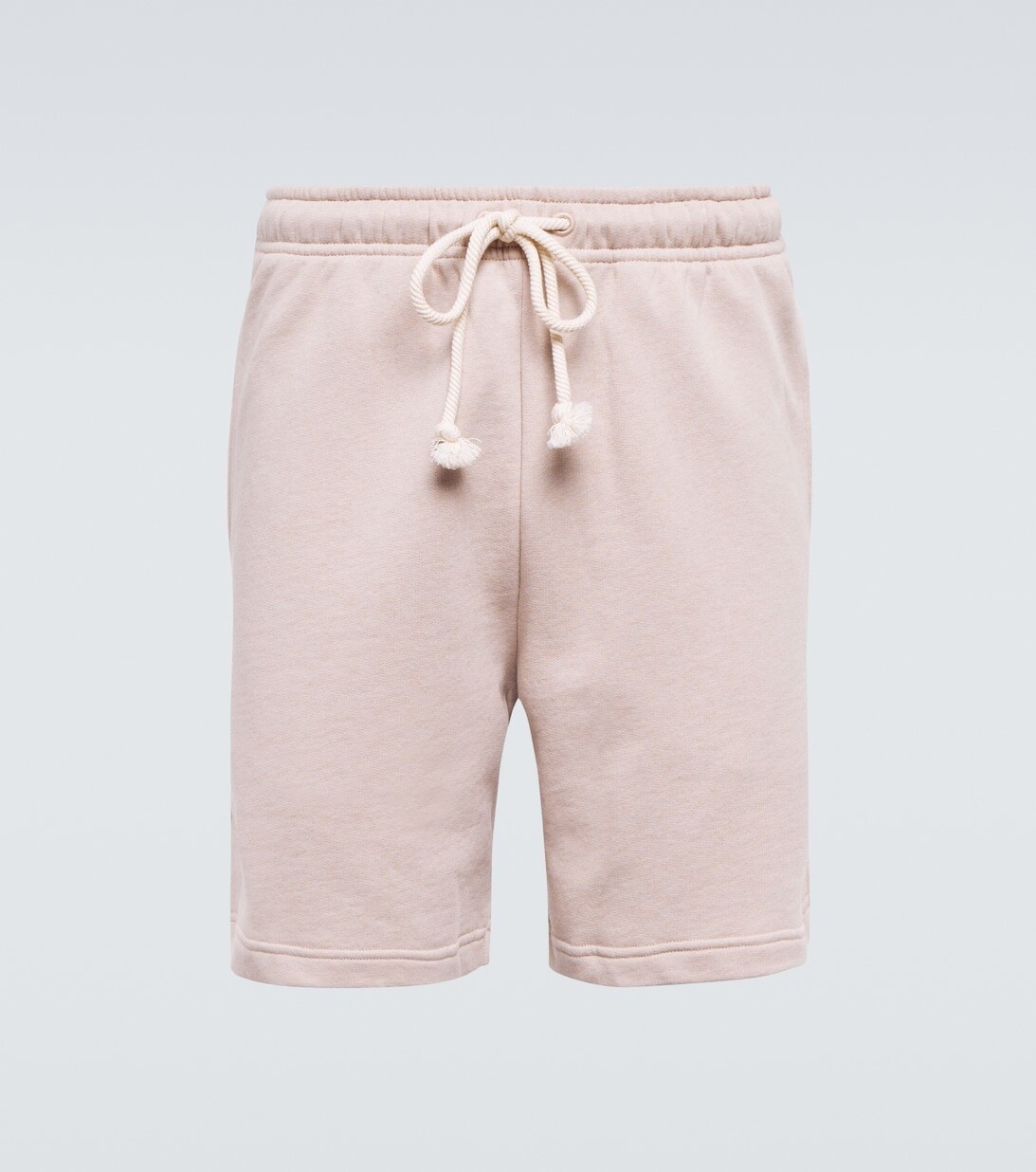 

Шорты из хлопкового флиса Acne Studios, розовый