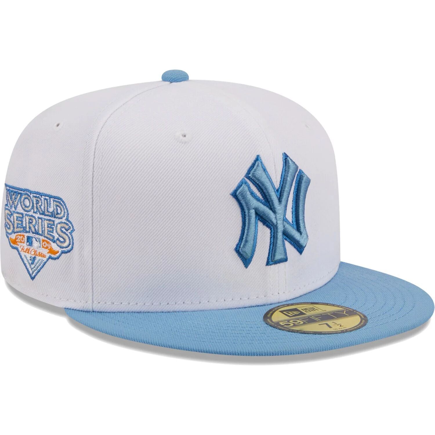 

Мужская приталенная кепка New Era White New York Yankees Sky 59FIFTY