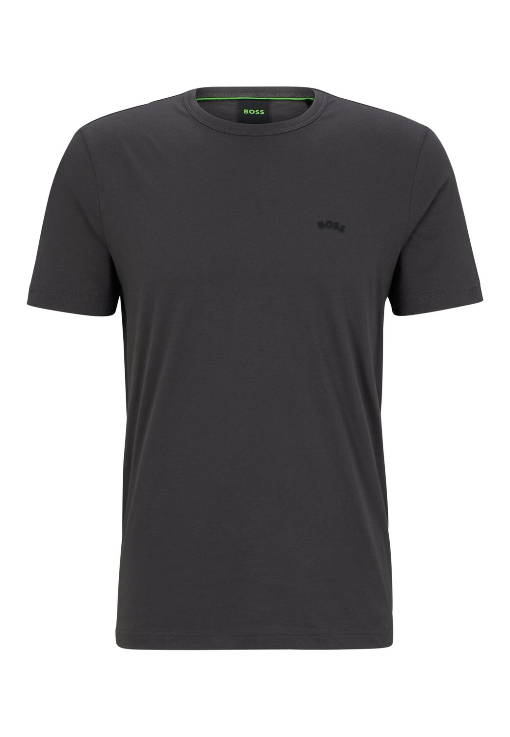 

Футболка BOSS TEE CURVED Regular Fit, темно-серый