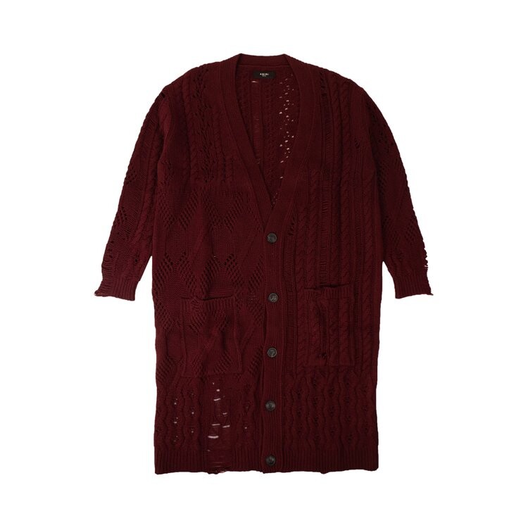

Кардиган Amiri Oversized Multipoint 'Burgundy', красный