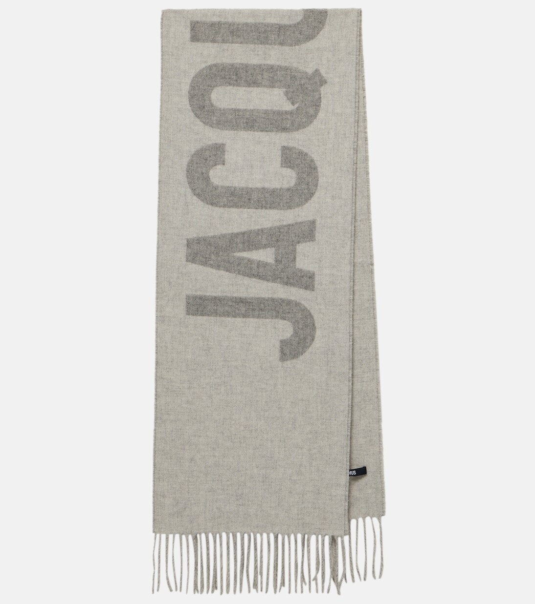 

Шарф L'écharpe Jacquemus из натуральной шерсти Jacquemus, серый