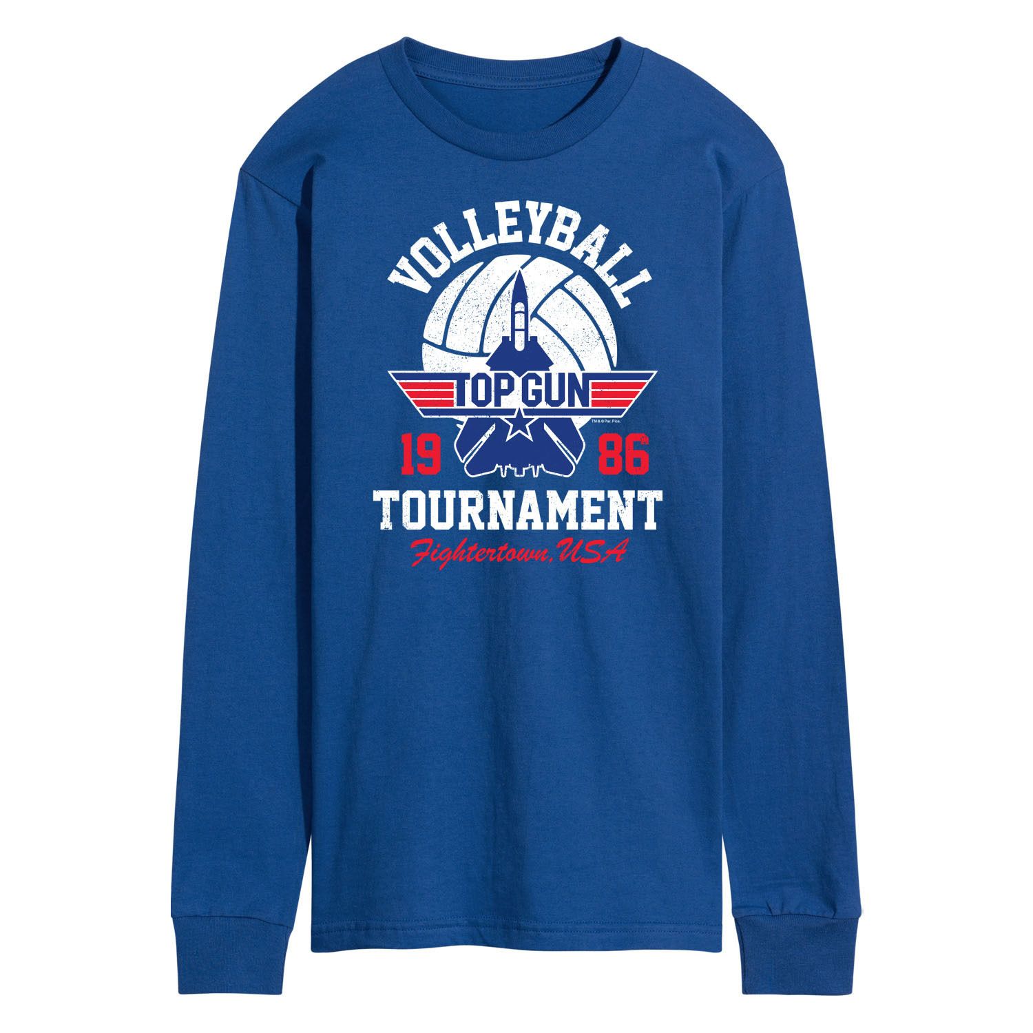 цена Мужская футболка Top Gun Volleyball Tournament с длинными рукавами Licensed Character