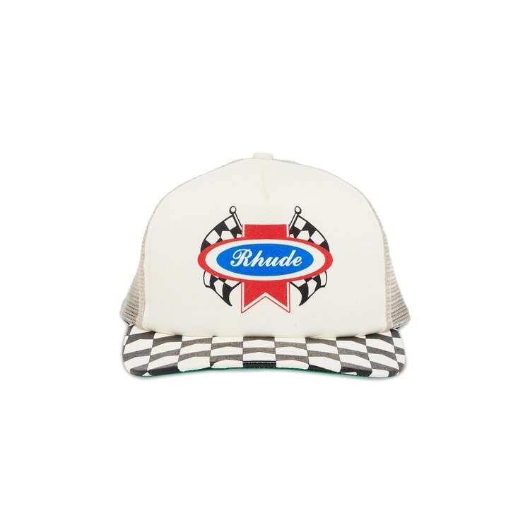 

Бейсболка Rhude Chevron Rally Trucker Hat, цвет Off-White