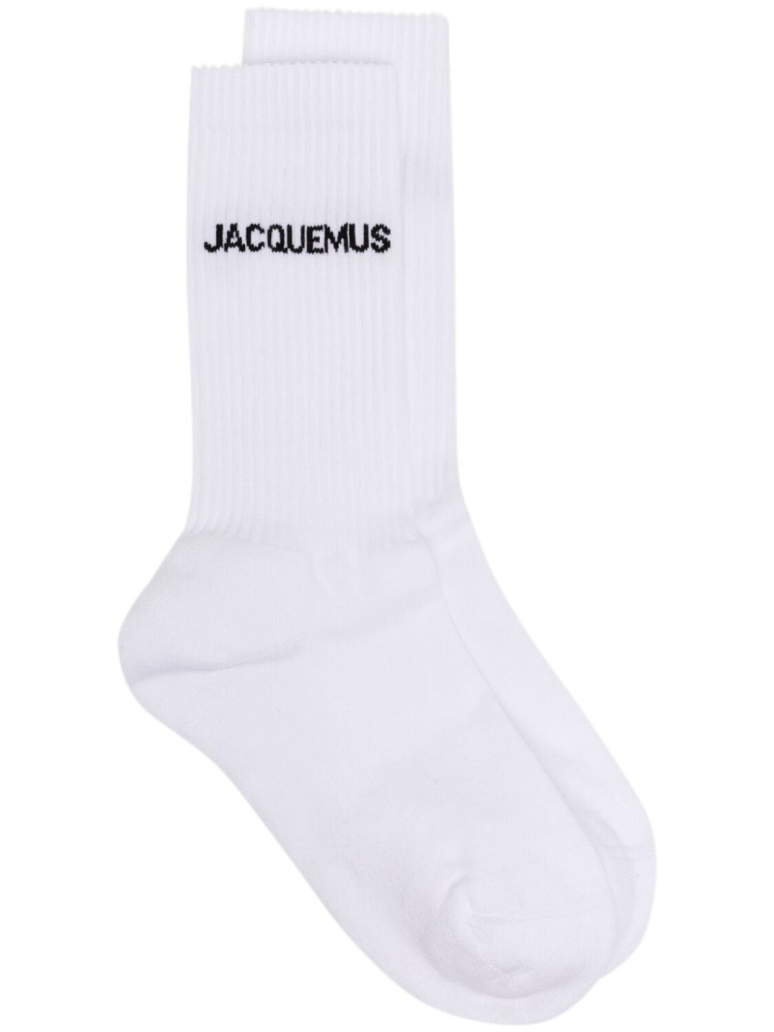 

Jacquemus носки в рубчик с жаккардовым логотипом, белый