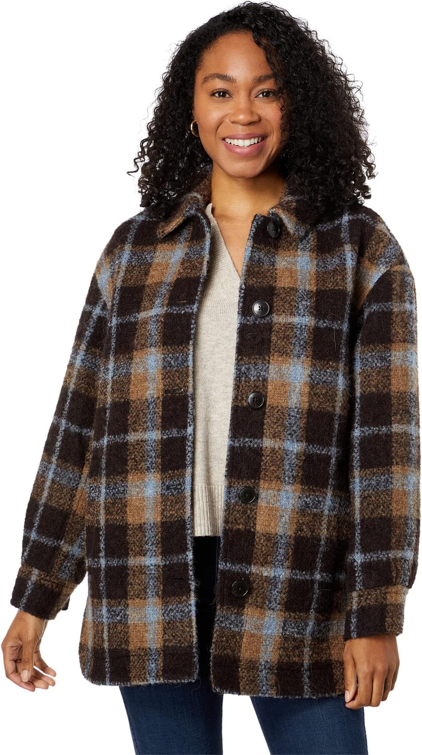 

Куртка Belrose Shirt-Jacket in Cassel Plaid Madewell, цвет Devon Plaid Forage
