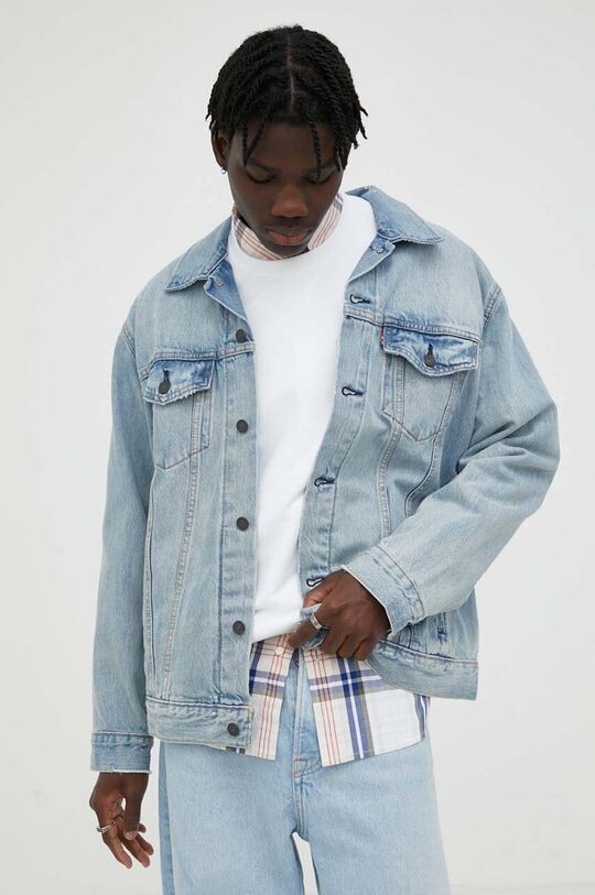 

Хлопковая джинсовая куртка Levi's, синий