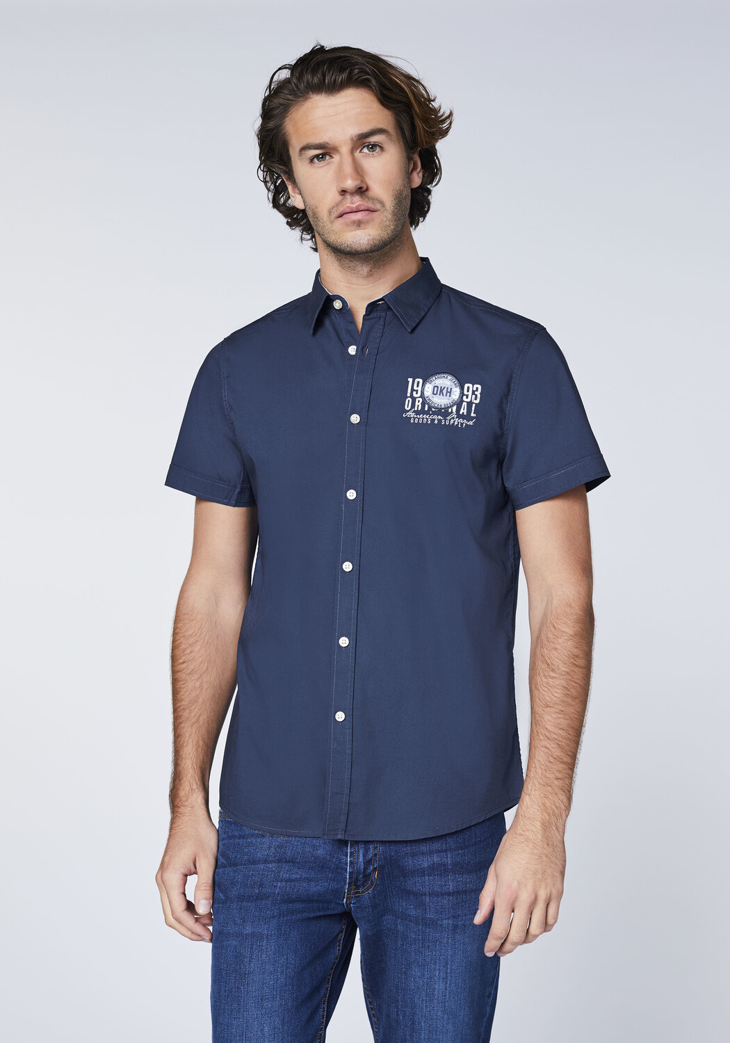 

Рубашка Oklahoma Jeans, синий