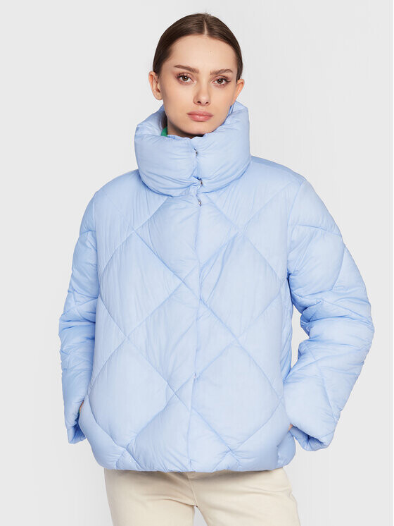 

Пуховик стандартного кроя United Colors Of Benetton, синий