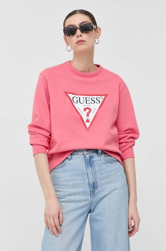 

Фуфайка Guess, розовый