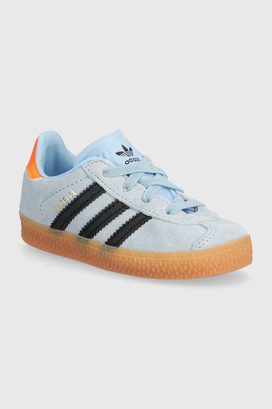 

Детские замшевые кроссовки GAZELLE CF EL adidas Originals, синий