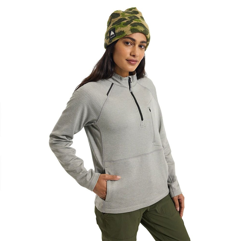 

Толстовка Burton Multipath Grid Half Zip, серый