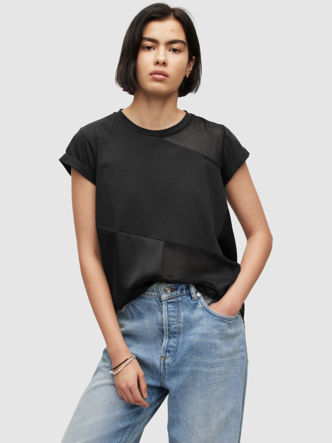 

Топ AllSaints Zala, черный