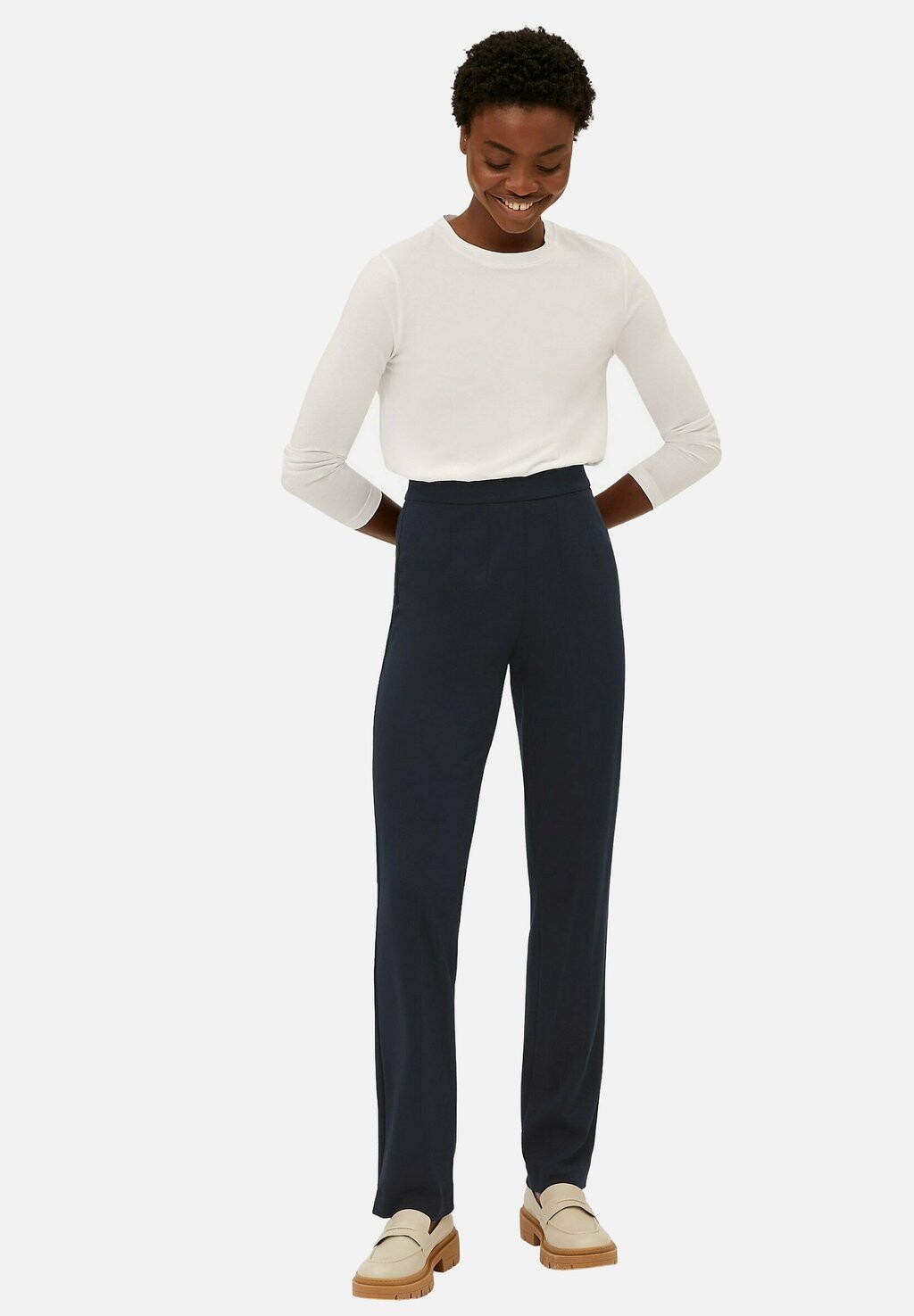 

Брюки Marks & Spencer, темно-синий