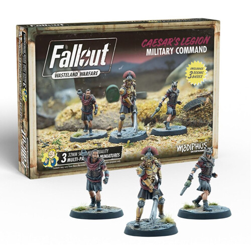 

Фигурки Fallout: Wasteland Warfare – Caesar’S Legion: Military Command Modiphius