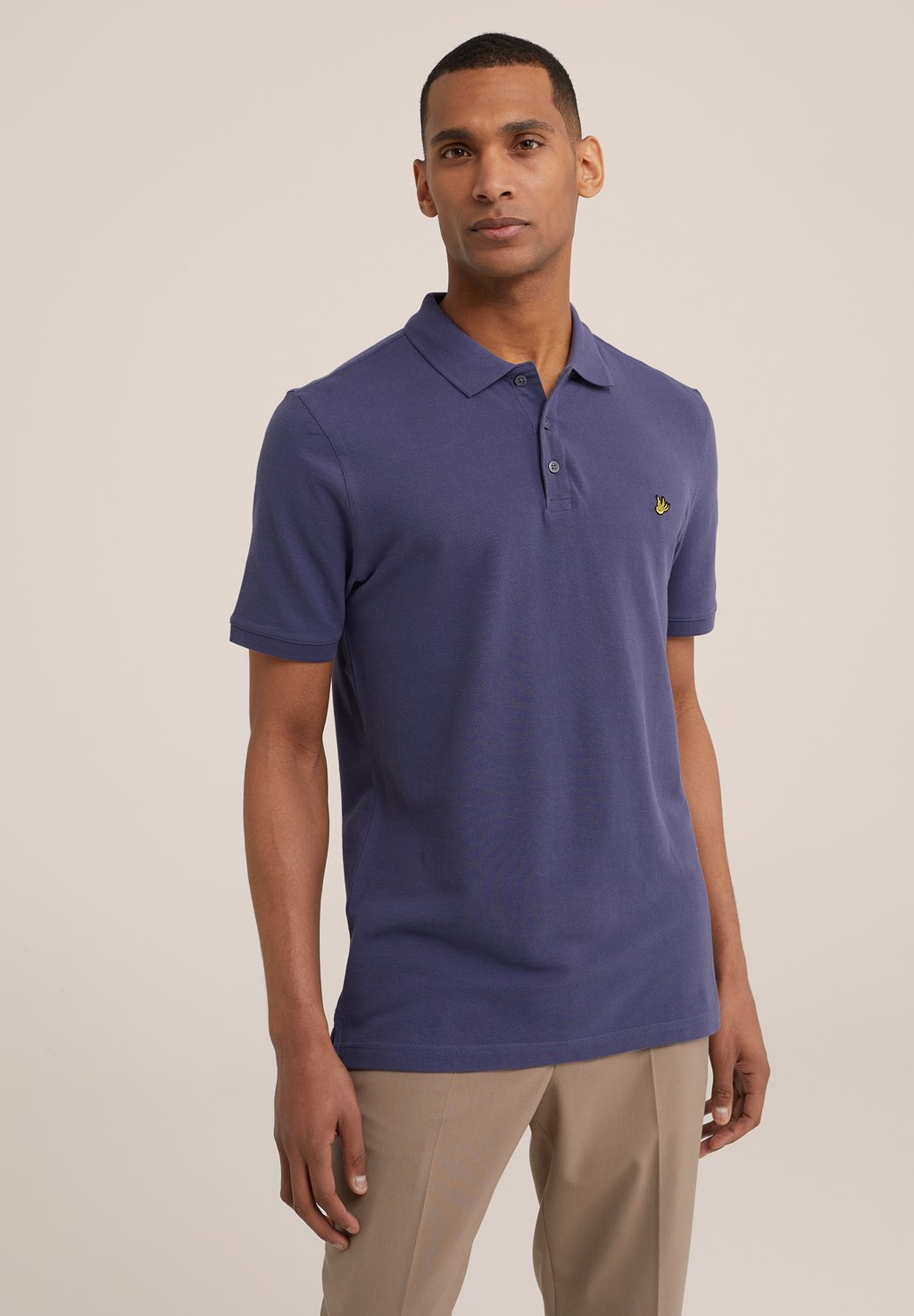 Рубашка-поло WITH STRUCTURE WE Fashion, цвет violet
