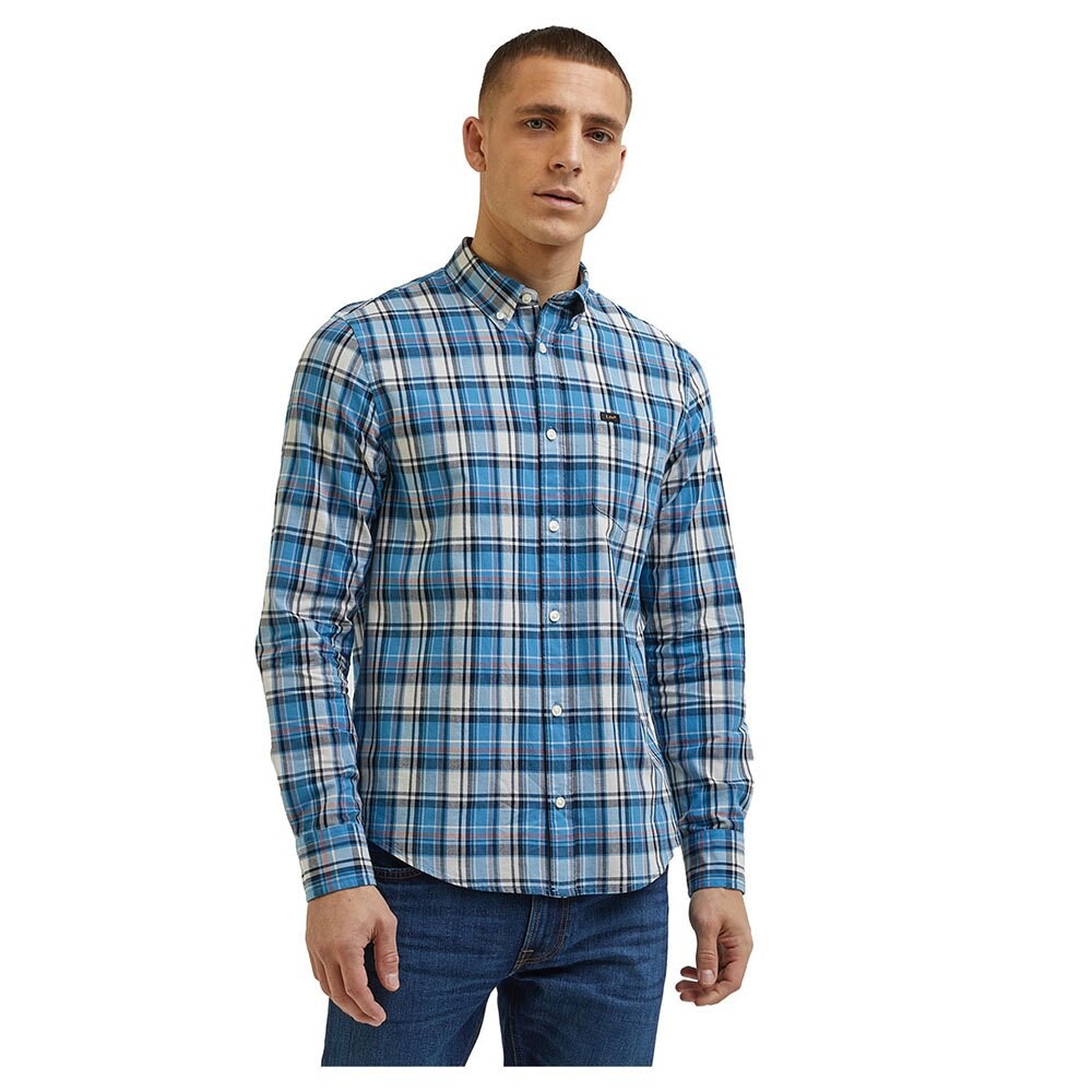 

Рубашка с длинным рукавом Lee Button Down, синий