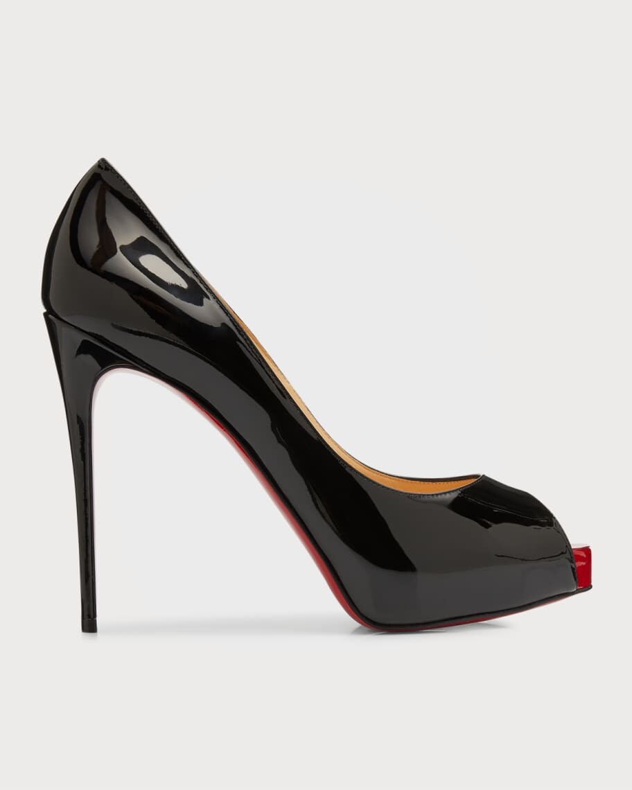 

Новые лакированные туфли-лодочки с красной подошвой Very Prive Christian Louboutin