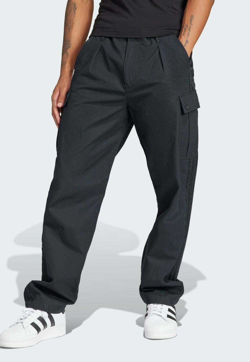 

Брюки карго adidas Originals, черные, Черный, Брюки карго adidas Originals, черные