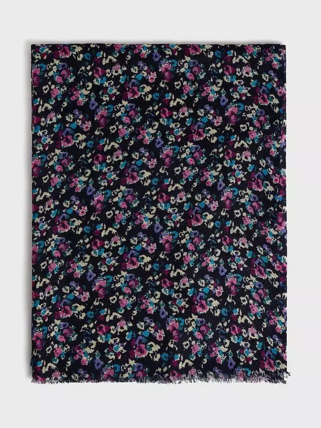 

Шарф Gerard Darel Dary Floral Wool Silk Blend, разноцветный